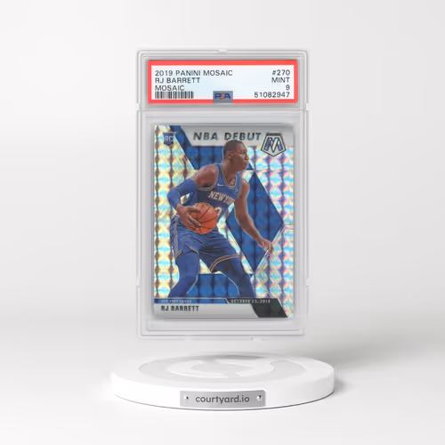 2019 Panini Mosaic #270 RJ Barrett - Mosaic (PSA 9 MINT)