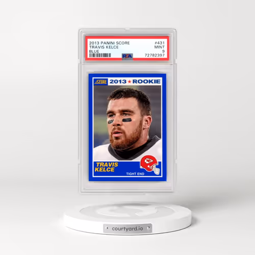 2013 Panini Score #431 Travis Kelce - Blue (PSA 9 MINT)