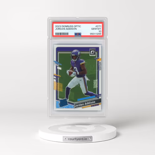 2023 Panini Donruss Optic #271 Jordan Addison (PSA 10 GEM MINT)