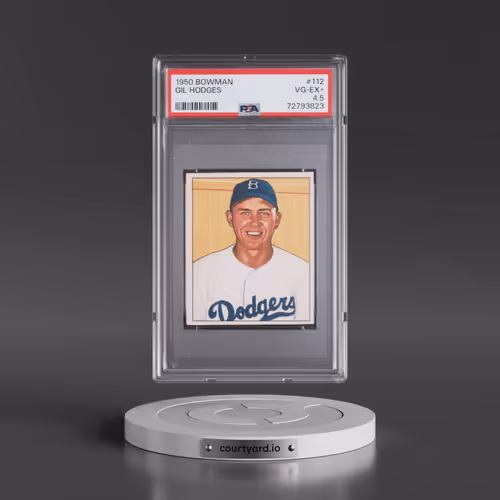 1950 Bowman #112 Gil Hodges (PSA 4.5 VG-EX+)