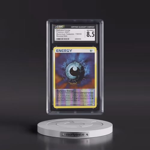2007 Mysterious Treasures #119/123 Darkness Energy - Reverse Holo (CGC 8.5 NM-MT+)
