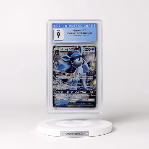 2018 Pokémon Sun & Moon Ultra Shiny GX #027 Glaceon GX - Holo (CGC 9 MINT)