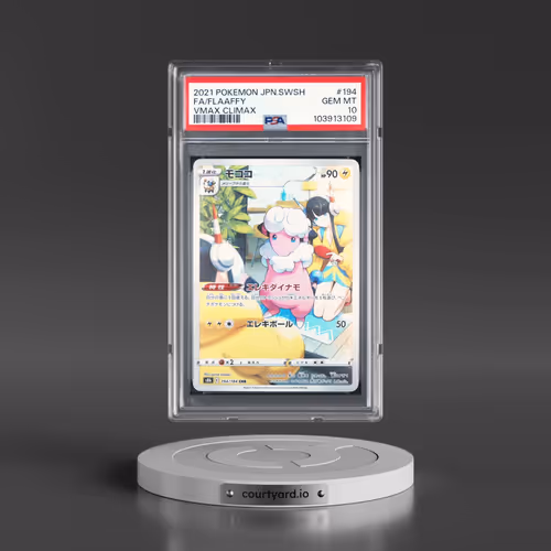 2021 Pokémon Sword & Shield Vmax Climax #194 Flaaffy - Full Art (PSA 10 GEM MINT)