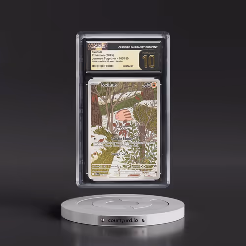 2025 Journey Together - JTG EN #165/159 Swinub - Illustration Rare Holo (CGC 10 PRISTINE)