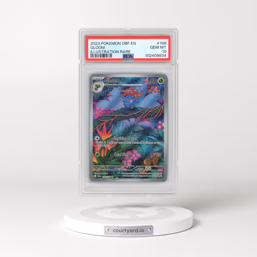 2023 Pokémon Obf EN-Obsidian Flames #198 Gloom - Illustration Rare (PSA 10 GEM MINT)