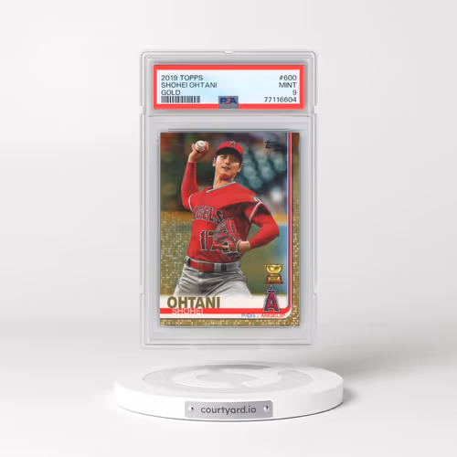 2019 Topps #600 Shohei Ohtani - Gold (PSA 9 MINT)