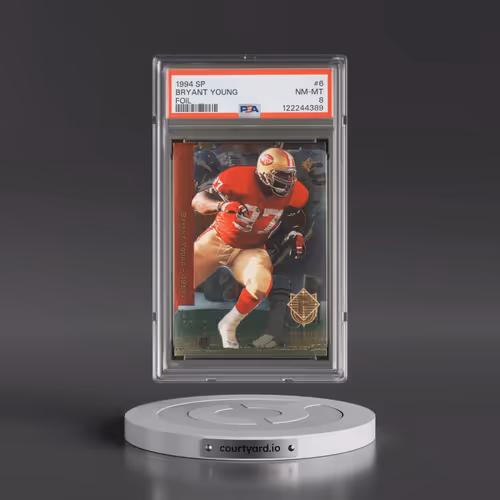 1994 SP #6 Bryant Young - Foil (PSA 8 NM-MT)