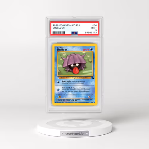 1999 Pokémon Fossil #54 Shellder (PSA 9 MINT)