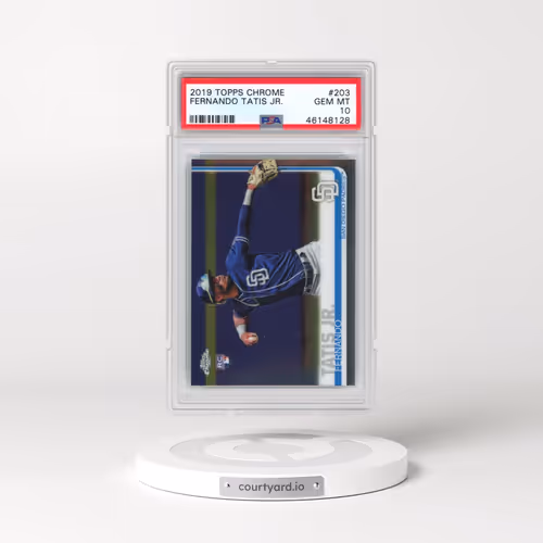 2019 Topps Chrome #203 Fernando Tatis Jr. (PSA 10 GEM MINT)