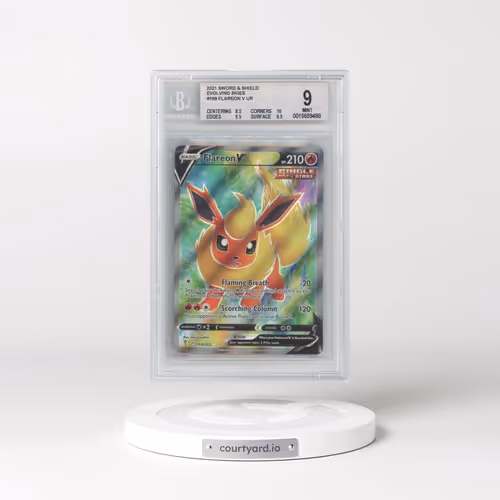 2021 Evolving Skies #169 Flareon V - Ultra Rare Holo (BGS 9 MINT)