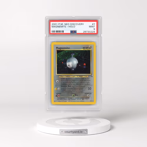 2001 Pokémon Neo Discovery #7 Magnemite - Holo (PSA 9 MINT)