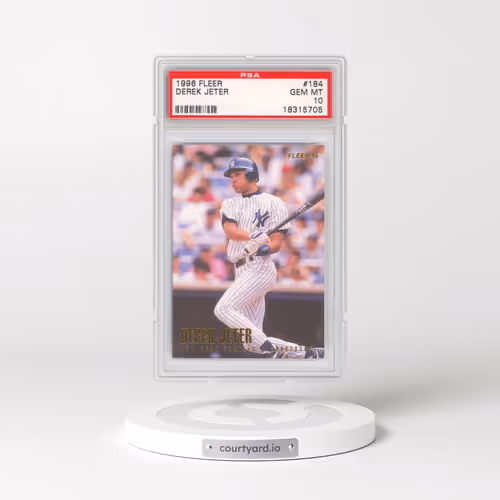 1996 Fleer #184 Derek Jeter (PSA 10 GEM MINT)