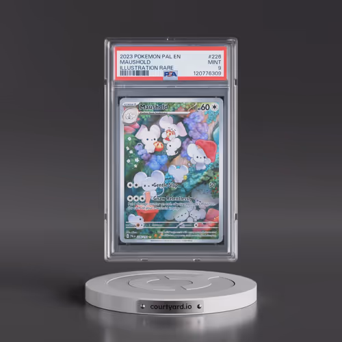 2023 Pokémon Pal EN-Paldea Evolved #226 Maushold - Illustration Rare (PSA 9 MINT)