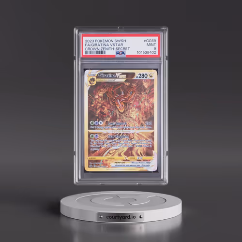 2023 Pokémon Sword and Shield Crown Zenith #GG69 Giratina Vstar - Full Art Secret (PSA 9 MINT)