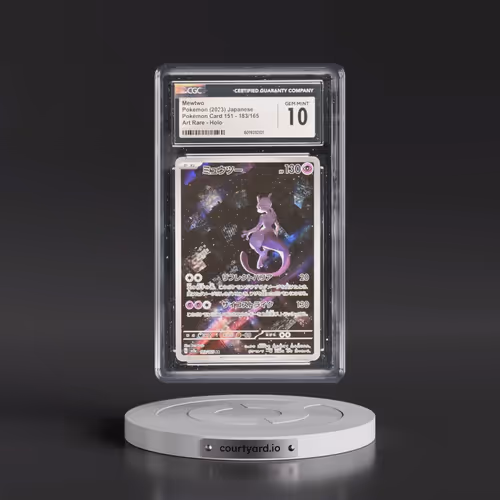 2023 Pokémon Card 151 #183/165 Mewtwo - Art Rare Holo (CGC 10 GEM MINT)