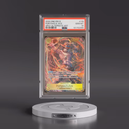 2024 One Piece 500 Years in the Future #119 Portgas D. Ace - Alternate Art (PSA 10 GEM MINT)