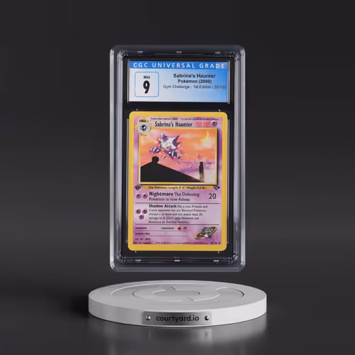 2000 Gym Challenge #55/132 Sabrina's Haunter - 1st Edition 1st Edition (CGC 9 MINT)