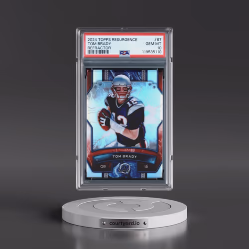 2024 Topps Resurgence #67 Tom Brady - Refractor (PSA 10 GEM MINT)