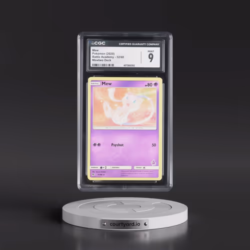 2020 Battle Academy #32/68 Mew - Mewtwo Deck (CGC 9 MINT)