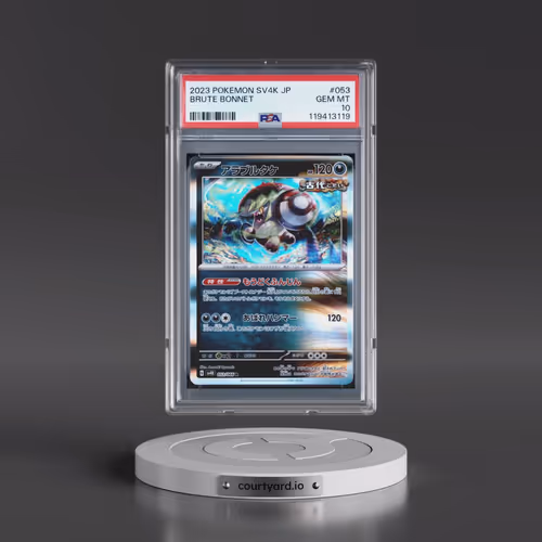 2023 Pokémon Sv4k-Ancient Roar #053 Brute Bonnet (PSA 10 GEM MINT)