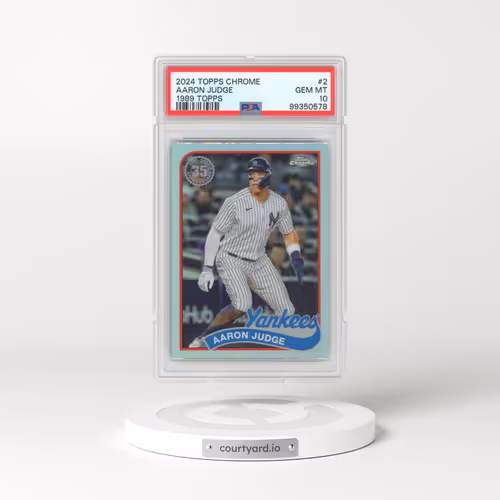 2024 Topps Chrome 1989 Topps Baseball #2 Aaron Judge (PSA 10 GEM MINT)