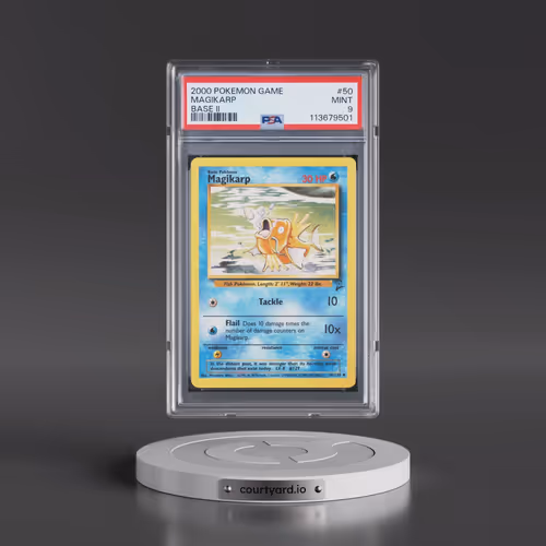 2000 Pokémon Game Base II #50 Magikarp (PSA 9 MINT)