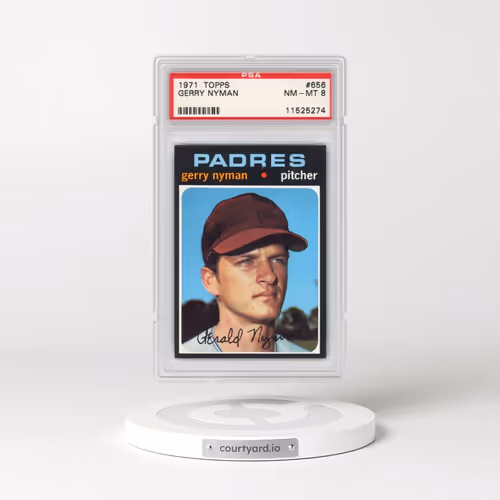 1971 Topps #656 Gerry Nyman (PSA 8 NM-MT)