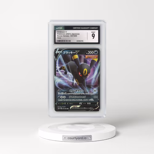 2021 Eevee Heroes #047/069 Umbreon V - Holo (CGC 9 MINT)