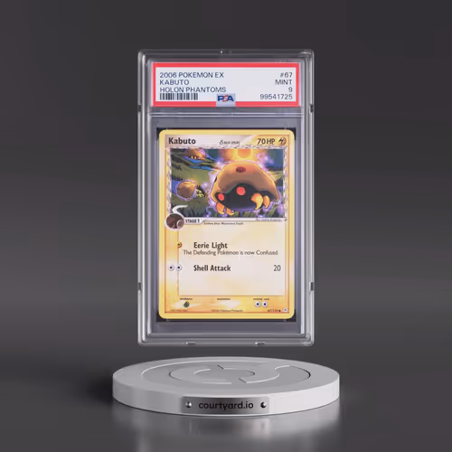 2006 Pokémon EX Holon Phantoms #67 Kabuto (PSA 9 MINT)
