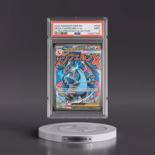 2025 Pokémon Mep EN-Me Black Star Promo #023 Mega Charizard X EX - Holo Mega Charizard X EX Ultra-Pr