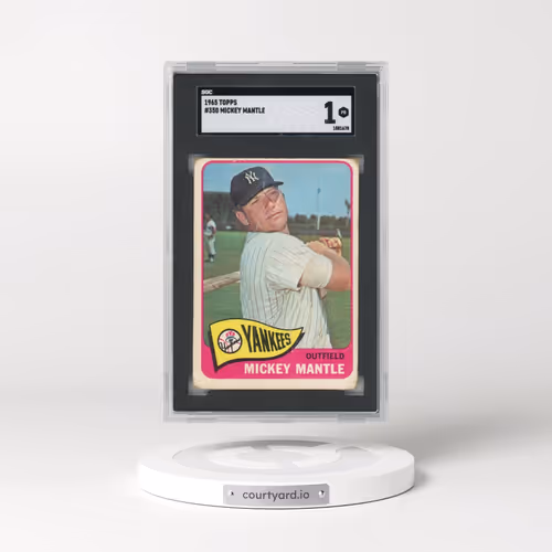 1965 Topps #350 Mickey Mantle (SGC 1 PR)