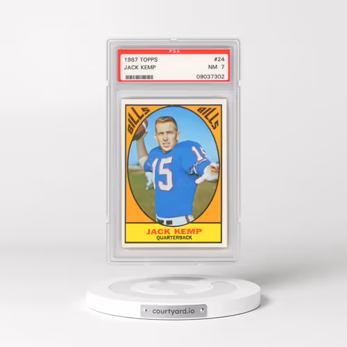1967 Topps #24 Jack Kemp (PSA 7 NM)