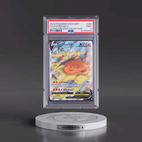 2022 Pokémon Swsh Black Star Promo #260 Charizard V - Holo Full Art Sword & Shield Ultra-Premium Col