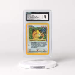 2000 Black Star Promos #10 Meowth - Holo TCG Game Boy Game (CGC 9 MINT)