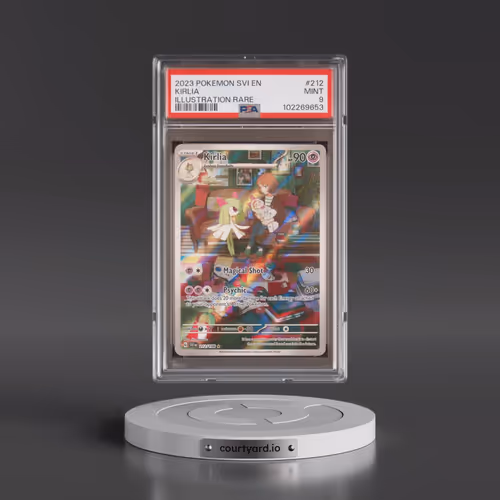 2023 Pokémon Svi EN-Scarlet & Violet #212 Kirlia - Illustration Rare (PSA 9 MINT)
