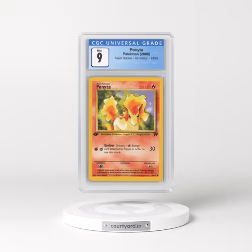 2000 Team Rocket #64/82 Ponyta - 1st Edition 1st Edition (CGC 9 MINT)