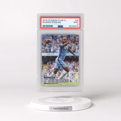 2016 Stadium Club Premier League #30 Raheem Sterling (PSA 9 MINT)