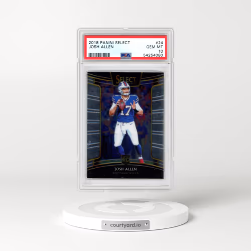2018 Panini Select #24 Josh Allen (PSA 10 GEM MINT)