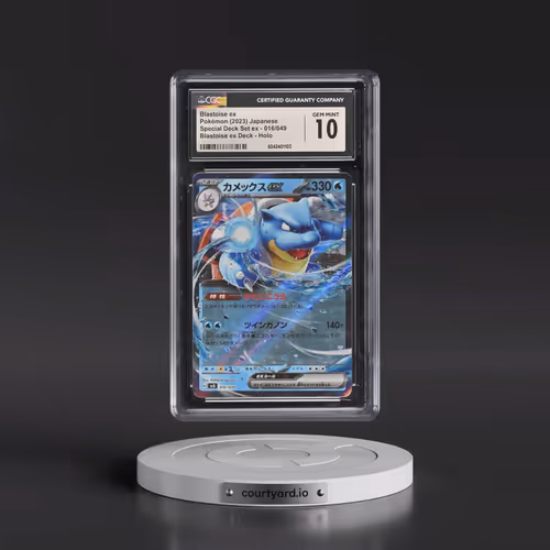 2023 Pokémon Svg-Venusaur & Charizard & Blastoise Special Deck Set EX #016 Blastoise EX - Holo (CGC