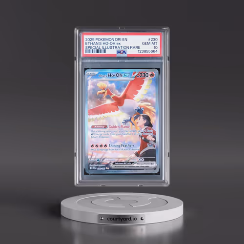 2025 Pokémon Dri EN-Destined Rivals #230 Ethan's HO-Oh EX - Holo Special Illustration Rare (PSA 10 G