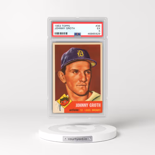 1953 Topps #36 Johnny Groth (PSA 5 EX)