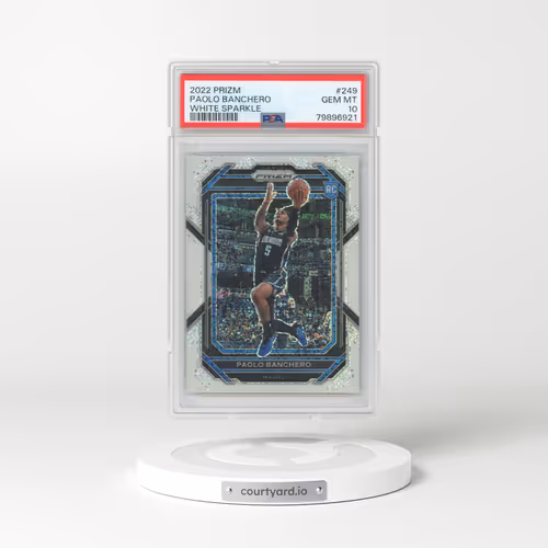 2022 Panini Prizm #249 Paolo Banchero - White Sparkle (PSA 10 GEM MINT)