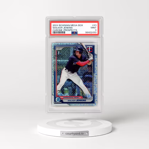 2024 Bowman Mega Box Chrome Prospects #43 Walker Jenkins (PSA 9 MINT)