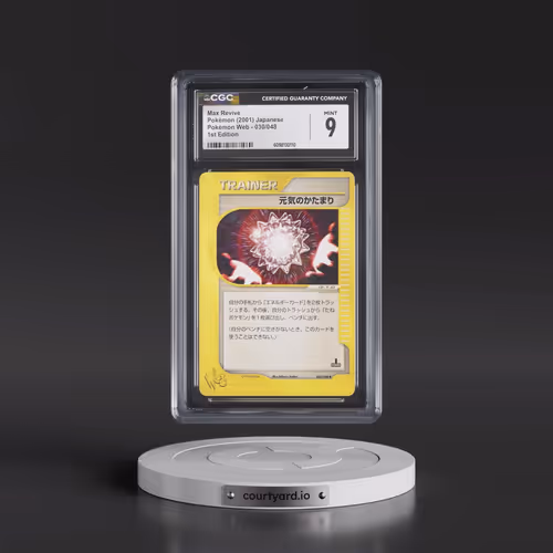 2001 Pokémon Web #030/048 Max Revive - 1st Edition (CGC 9 MINT)