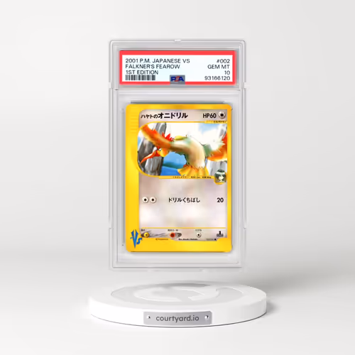 2001 Pokémon VS #002 Falkner's Fearow - 1st Edition (PSA 10 GEM MINT)