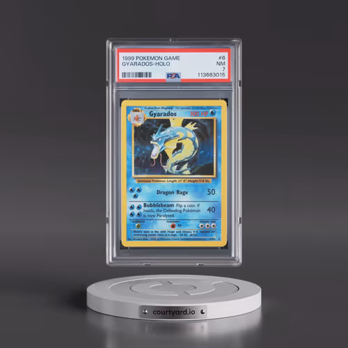 1999 Pokémon Game #6 Gyarados - Holo (PSA 7 NM)