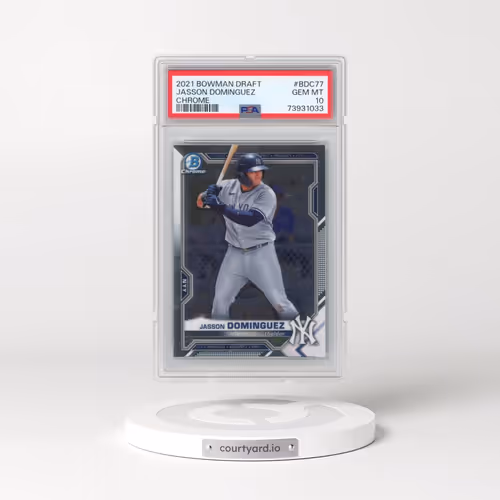 2021 Bowman Draft #BDC77 Jasson Dominguez - Chrome (PSA 10 GEM MINT)