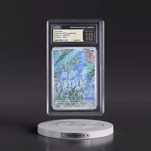 2023 Pokémon Sv1v-Violet EX #083 Clauncher - Art Rare (CGC 10 PRISTINE)