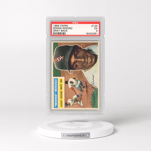 1956 Topps #125 Minnie Minoso - Gray Back (PSA 5 EX)