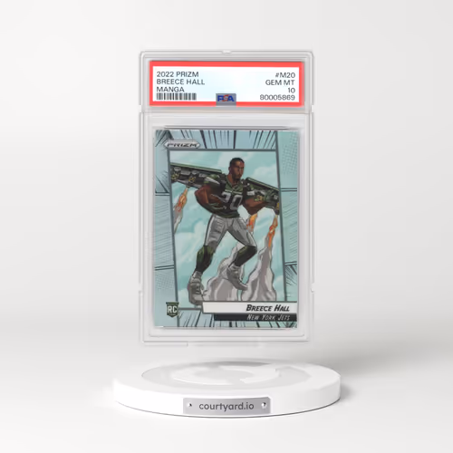 2022 Panini Prizm Manga #M20 Breece Hall (PSA 10 GEM MINT)